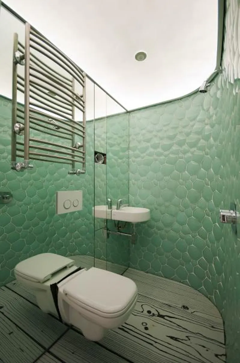 Shower at High-tech Kensington house, K352 (photo 33)