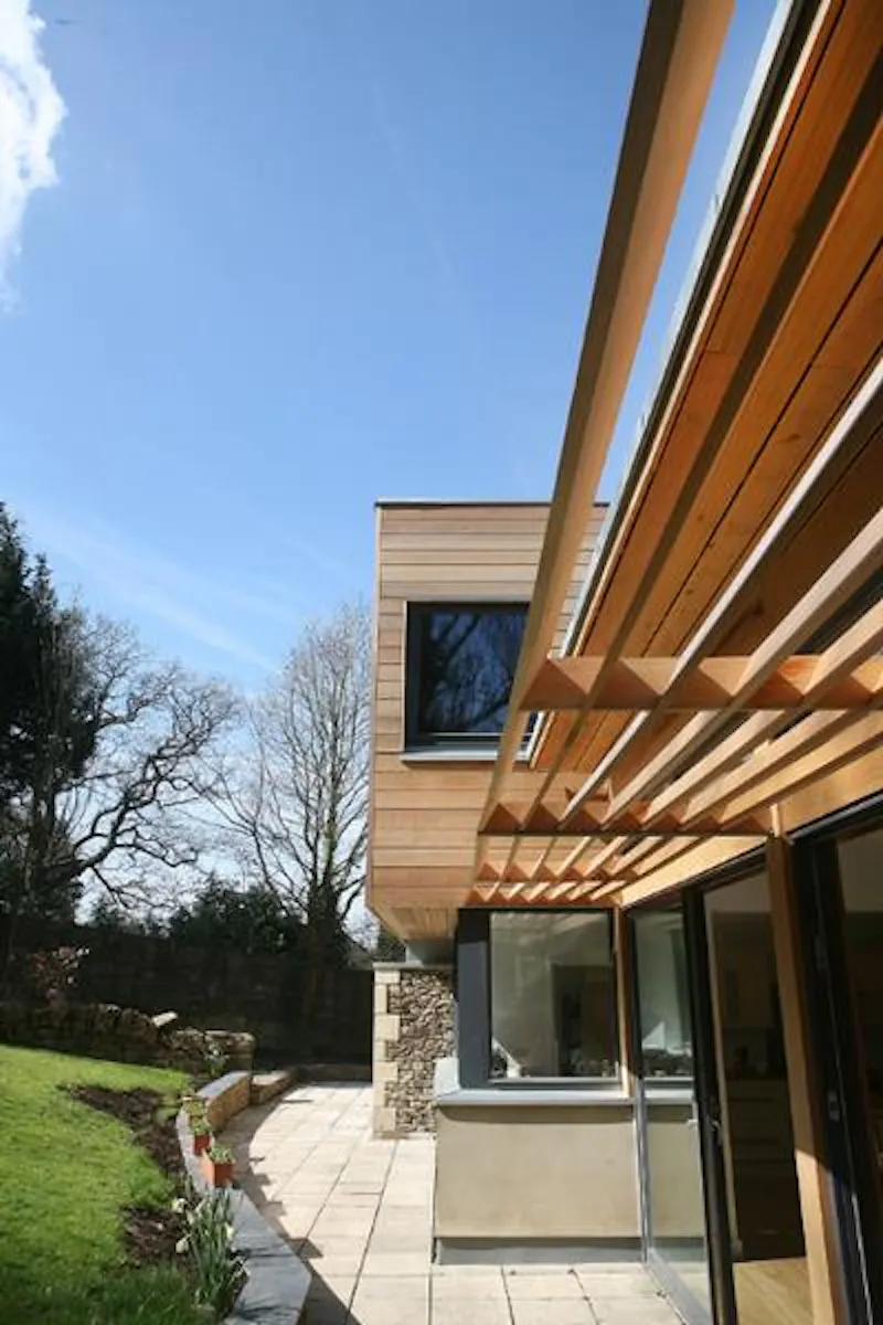 Wooden modern Bath house, K354 (photo 11)