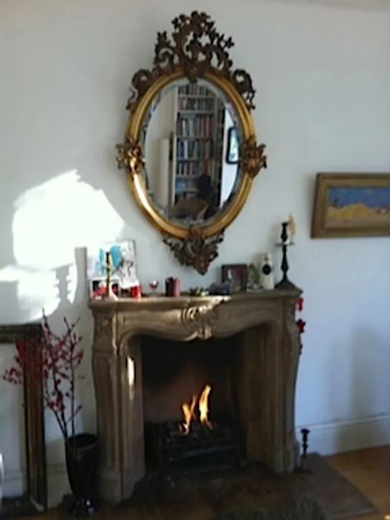 Fireplace at Ladbroke Grove garden flat, F1017 (photo 10)