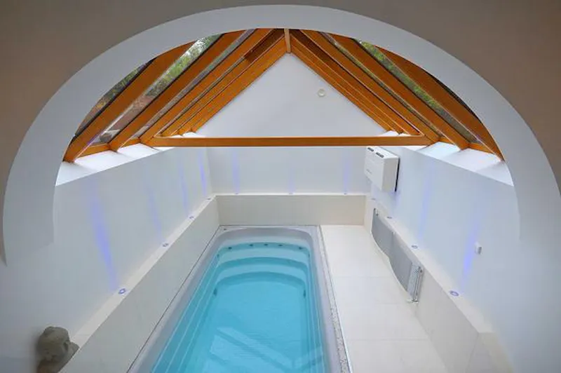 Swimming pool - indoor at Immaculate Knutsford new-build, D2125 (photo 40)