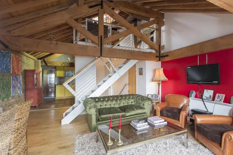 Living Room at Shoreditch split level loft, F1025 (photo 1)
