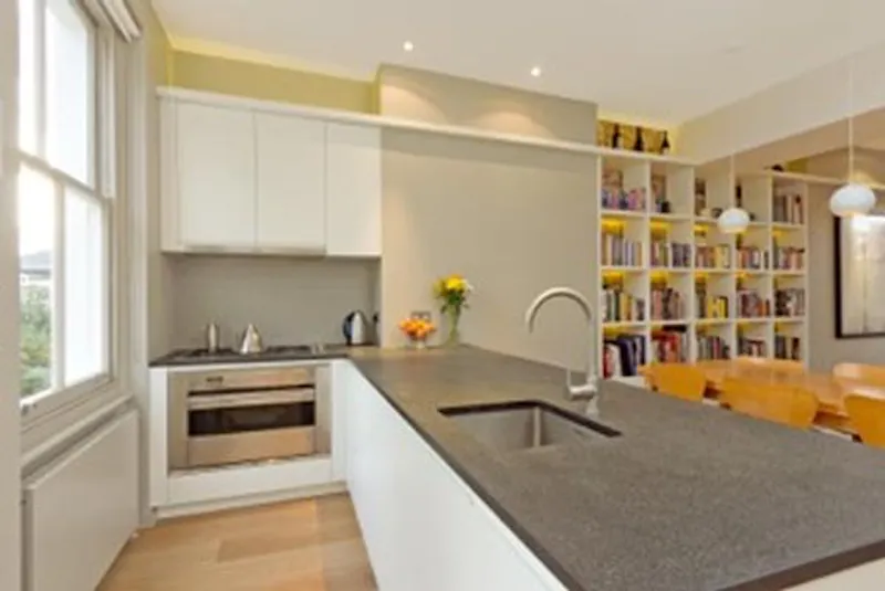 Kitchen at Modern Kentish Town garden flat, F1028 (photo 4)