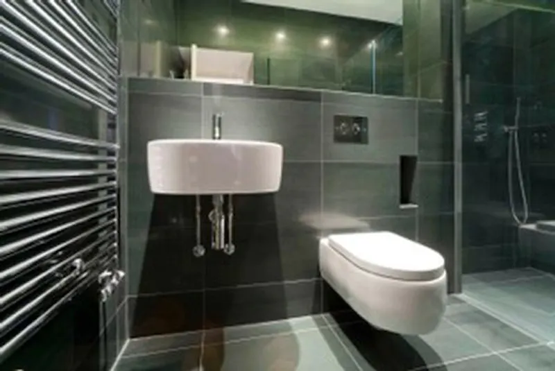 Bathroom at Modern Kentish Town garden flat, F1028 (photo 18)