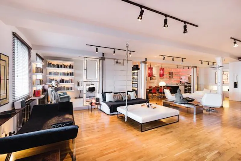 Open plan at East meets West Kilburn loft , F502 (photo 3)