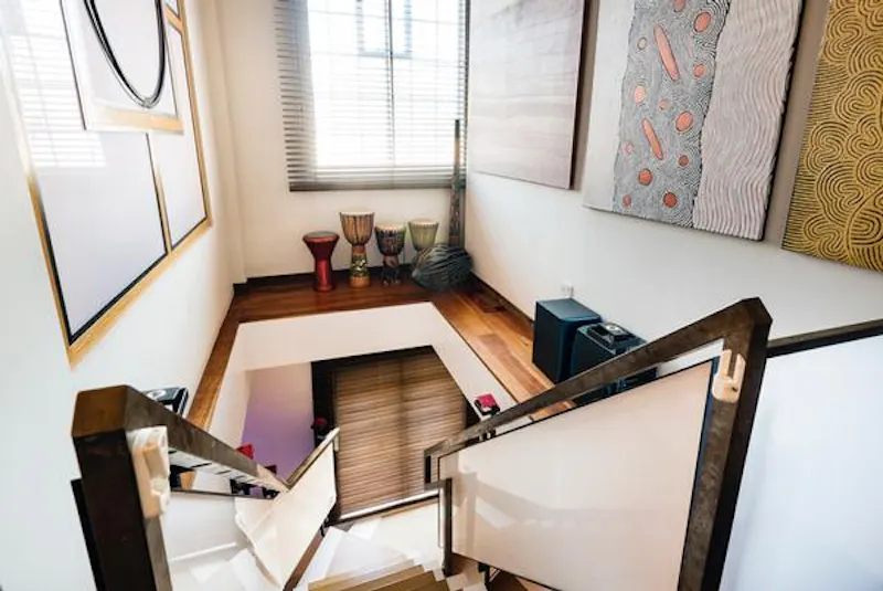 Staircase at East meets West Kilburn loft , F502 (photo 27)