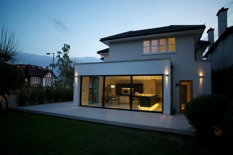Glass at Ultra-modern Wimbledon house, K378 (photo 24)
