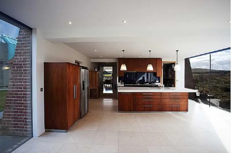 Kitchen island at Modern Design Andover Farm , L645 (photo 9)