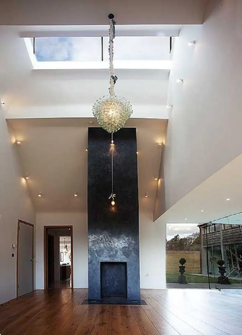 Fireplace at Modern Design Andover Farm , L645 (photo 15)