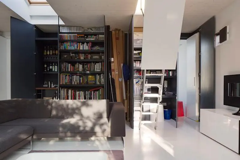 Library at Haggerston modern black box , K382 (photo 11)