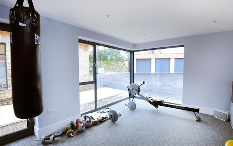 Gym at Colourful & modern Falmouth home, K383 (photo 30)