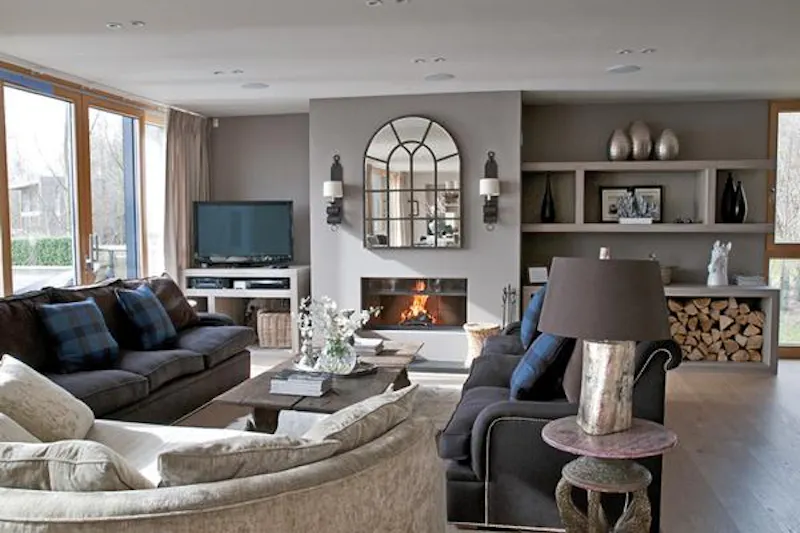 Living Room at Luxury Cotswold lakeside lodge, K386 (photo 3)