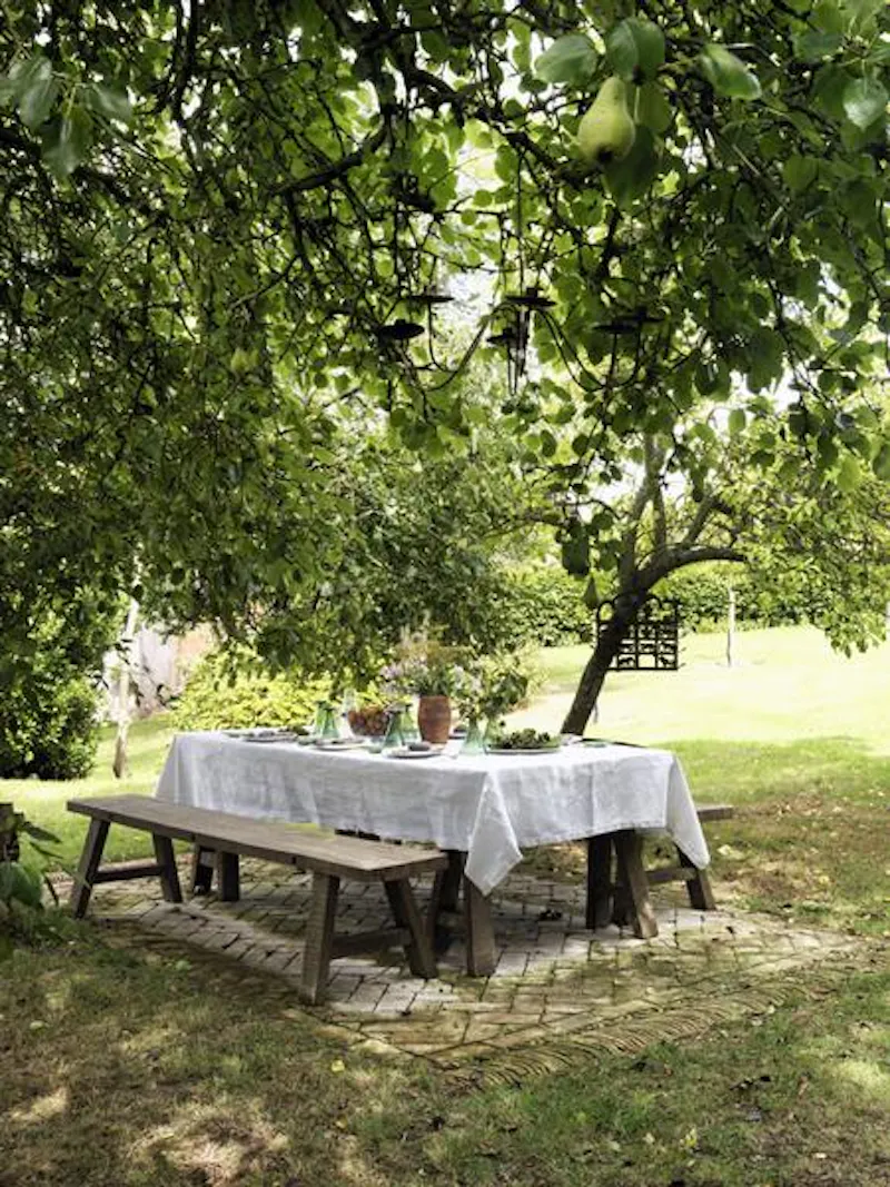 Terrace/Patio at Picturesque Taunton farmhouse, L649 (photo 42)