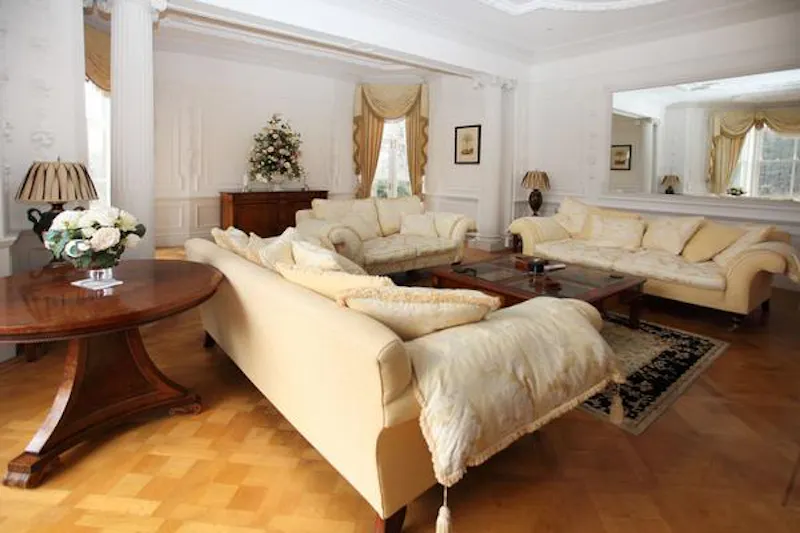 Living Room at Substantial Downham manor house, G283 (photo 15)