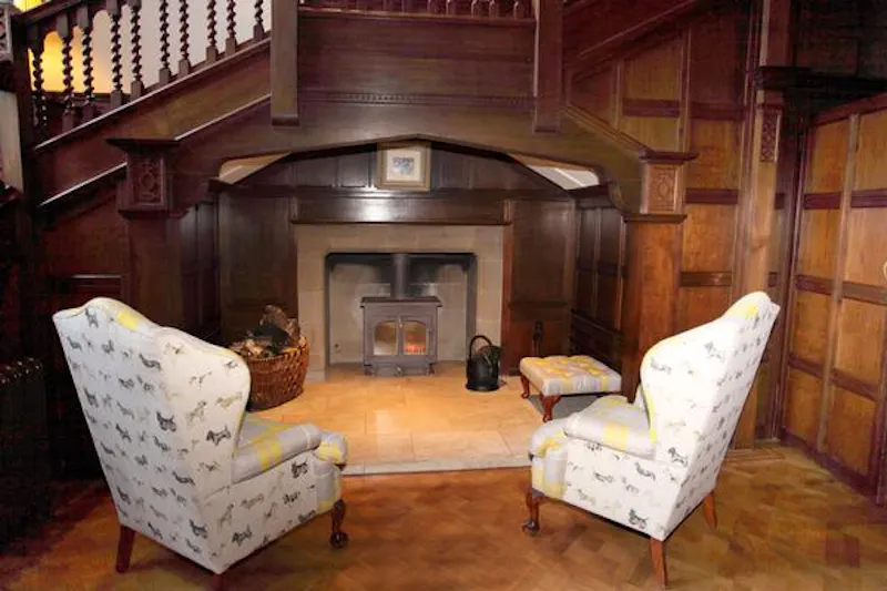 Fireplace at Substantial Downham manor house, G283 (photo 27)