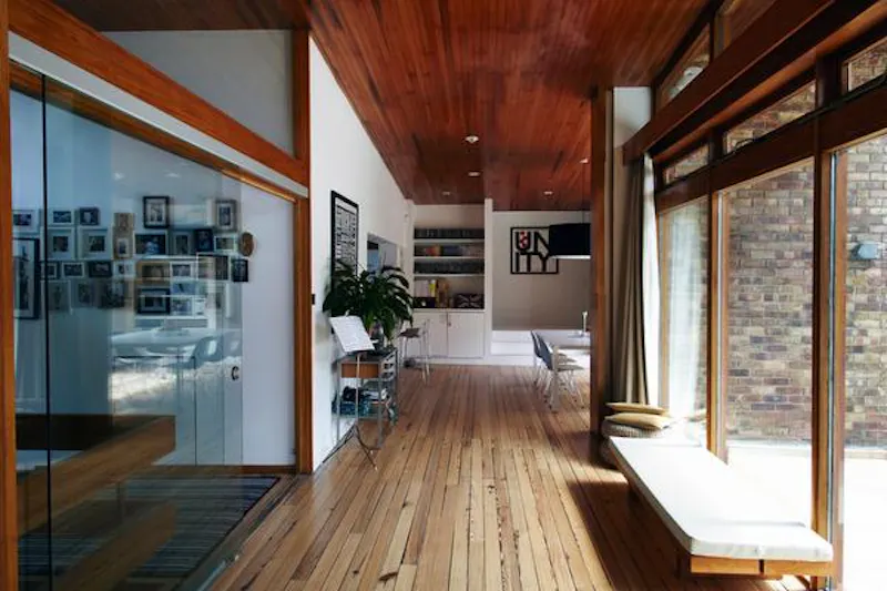 Floor - wooden at Bromley Modernist house, K391 (photo 3)