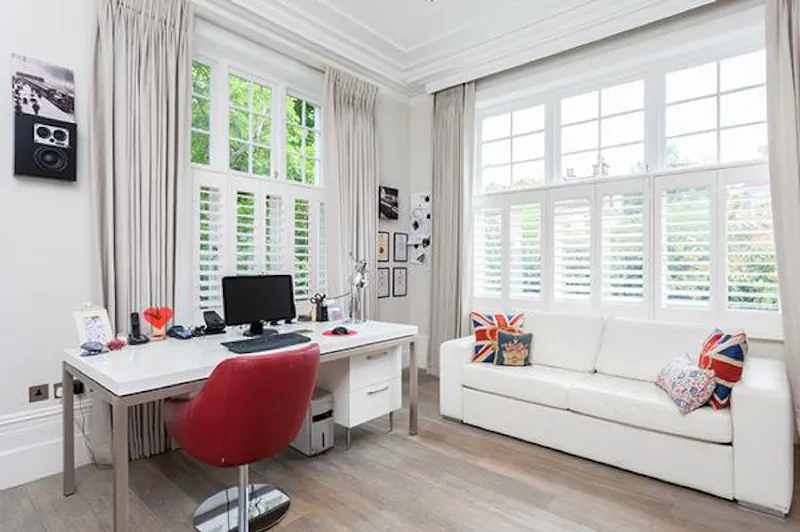 Study at Wimbledon indoor pool house, D2181 (photo 24)