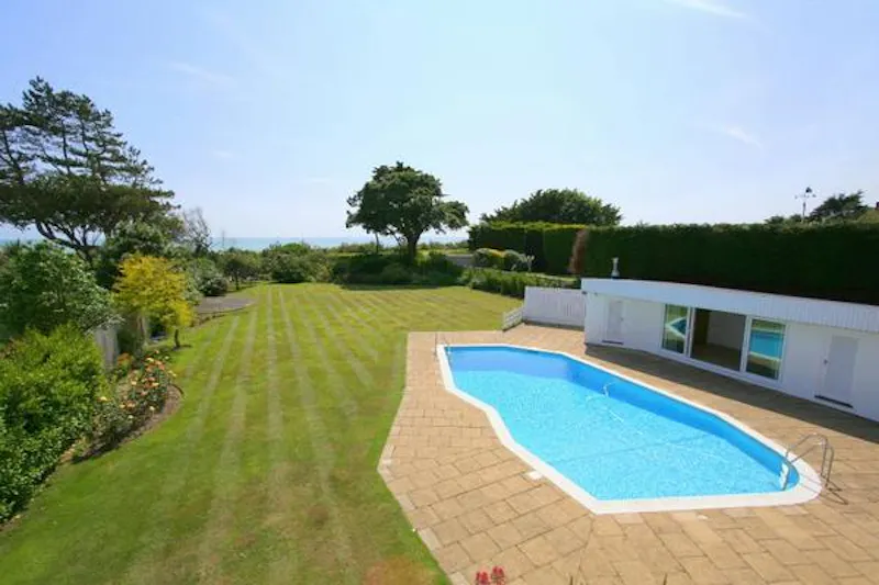 Swimming pool - outdoor at Retro Modernist house in Preston, K392 (photo 25)