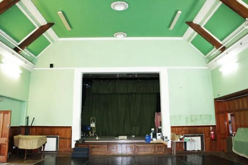 Stage at Loughborough Junction music hall, N387 (photo 3)