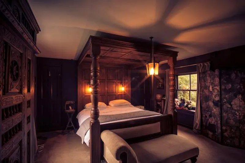 Bedroom at Stylish dark Ely farmhouse, L653 (photo 8)