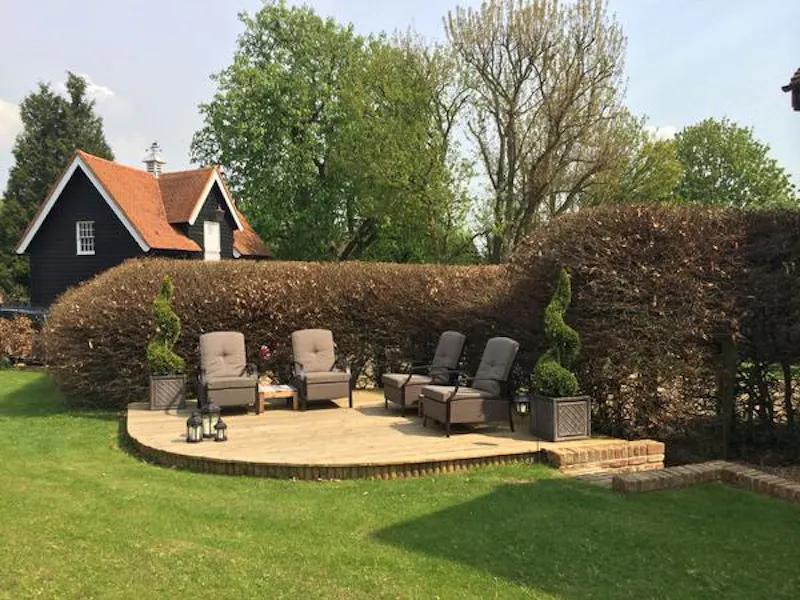 Terrace/Patio at Beautiful Ware Tudor house, M289 (photo 36)