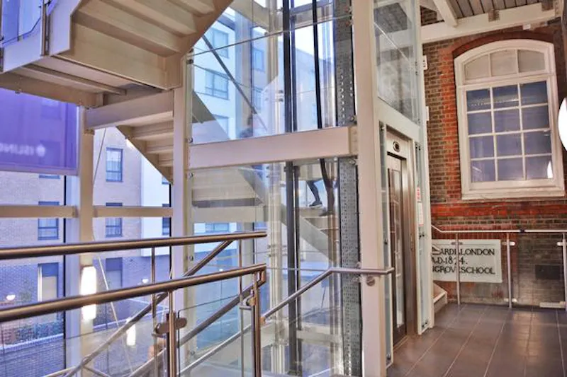 Staircase at Colourful Angel school/studio, Q95 (photo 6)