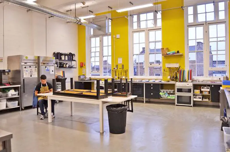 Kitchen at Colourful Angel school/studio, Q95 (photo 18)