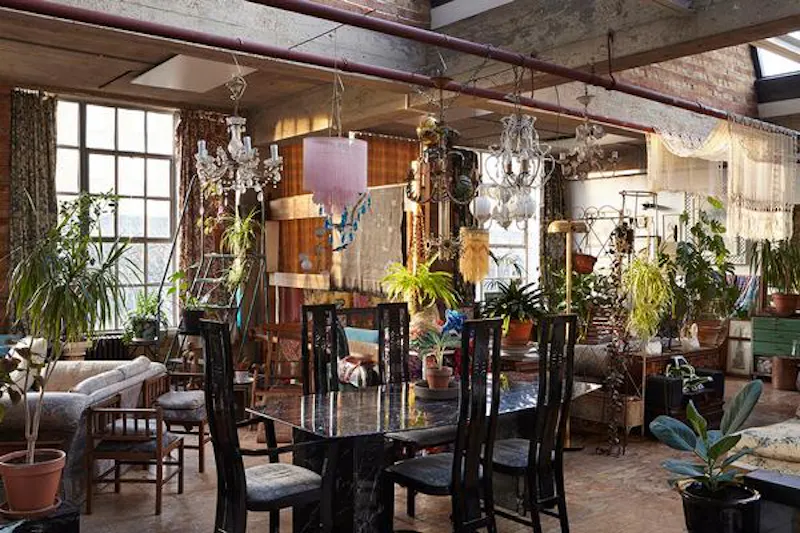 Dining room at Quirky, eclectic Hackney home , F1068 (photo 7)