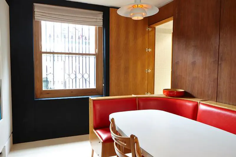 Dining room at Cool, retro Bow house, B1659 (photo 19)
