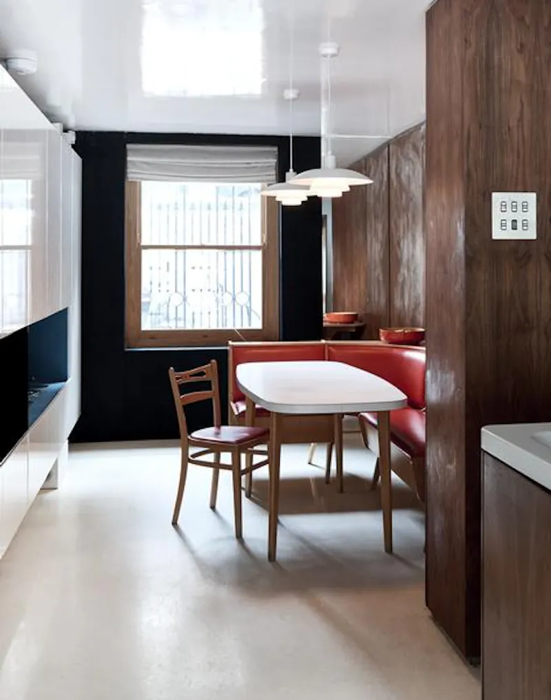 Dining room at Cool, retro Bow house, B1659 (photo 20)