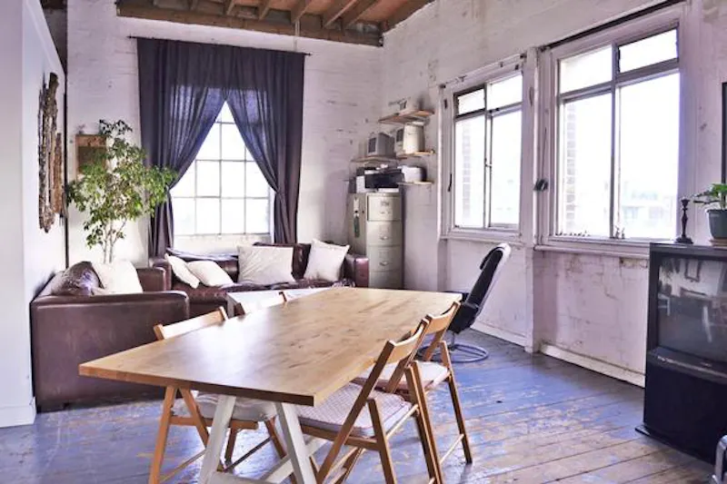 Dining room at Haggerston flat and music studio, F1071 (photo 4)