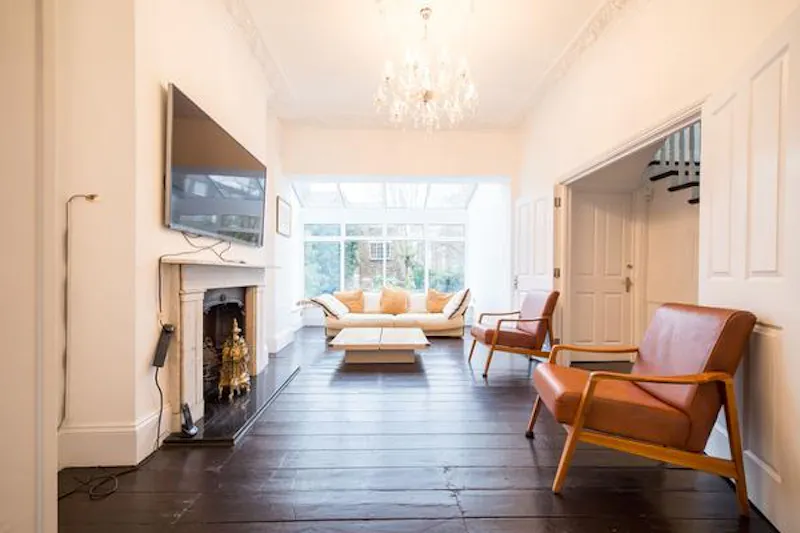 Fireplace at Spacious Chelsea townhouse, A1375 (photo 8)