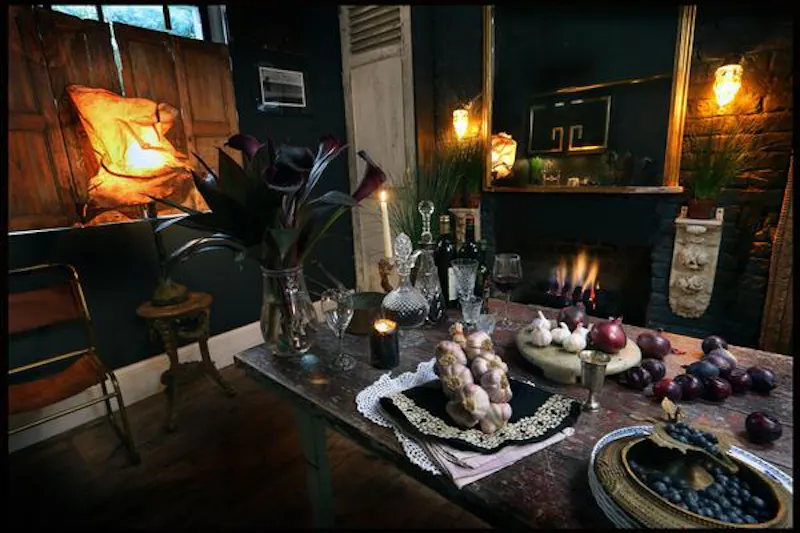 Dining room at Bohemian Maida Vale apartment, F1074 (photo 45)