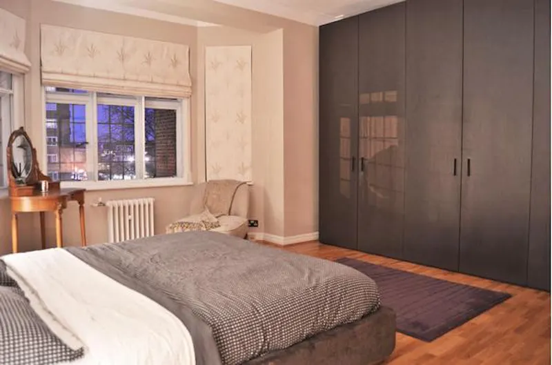 Bedroom at Smart St John's Wood apartment, F1075 (photo 12)