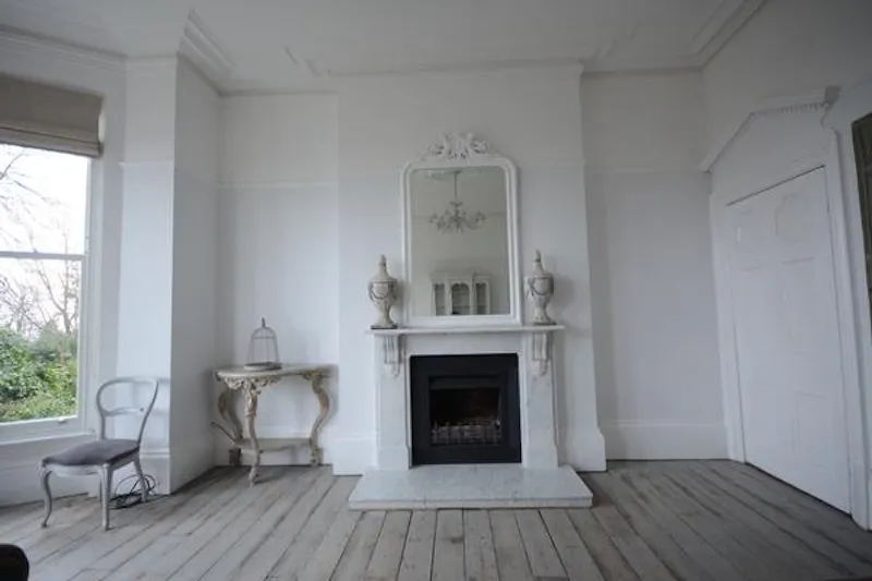 Fireplace at Norwood location house, B1669 (photo 10)