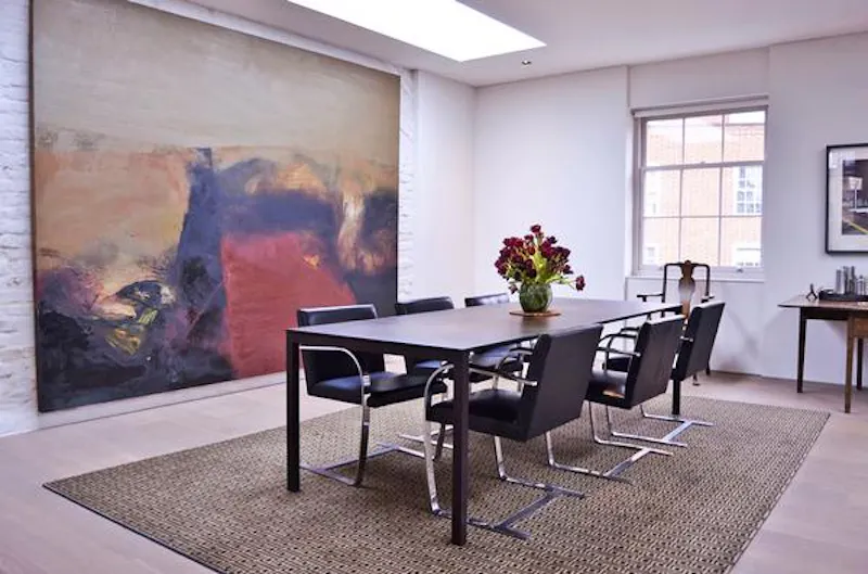Dining room at Luxury Marylebone penthouse, F1081 (photo 9)