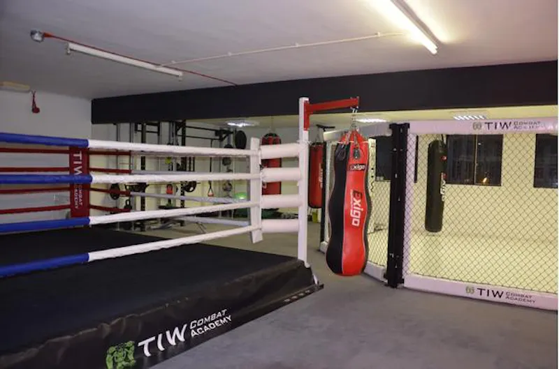 Gym at Harlow studio with boxing ring, N401 (photo 10)