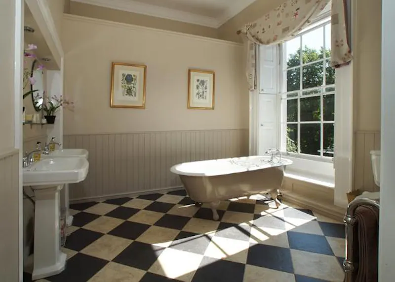 Bath - rolltop at Luxurious Willington manor house, A1382 (photo 12)
