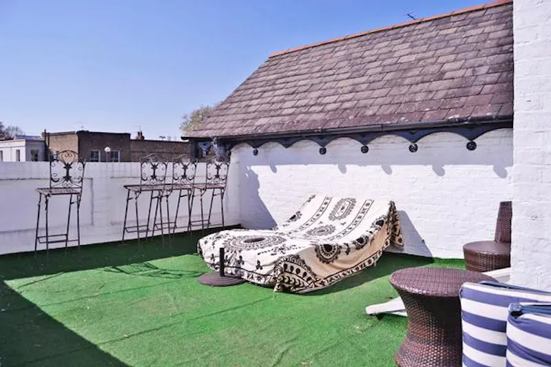 Roof terrace at Delightful Peckham house, B1679 (photo 33)
