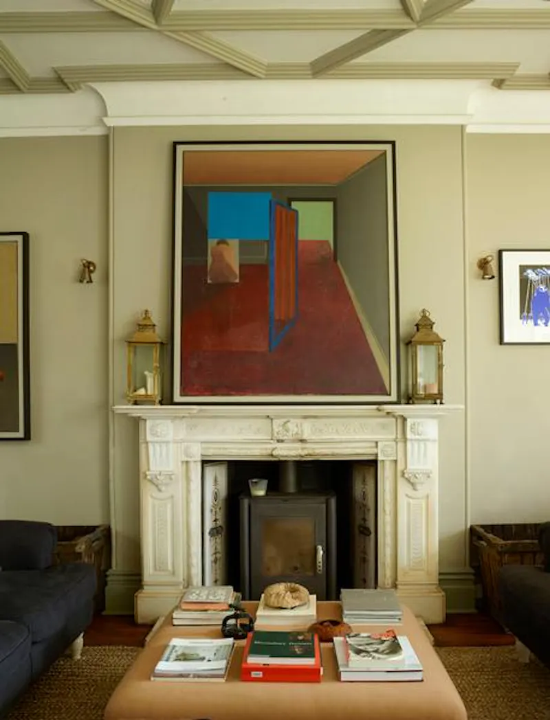 Fireplace at Paganhill Country house, B1681 (photo 9)