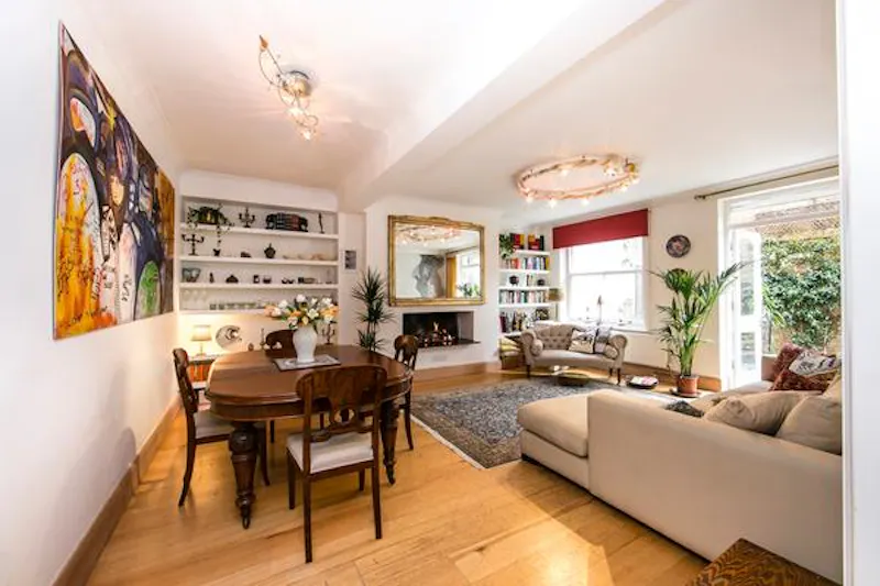Dining room at Ladbroke Grove garden flat, F1089 (photo 1)
