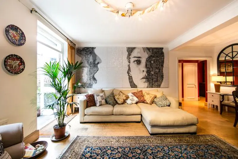 Living Room at Ladbroke Grove garden flat, F1089 (photo 2)