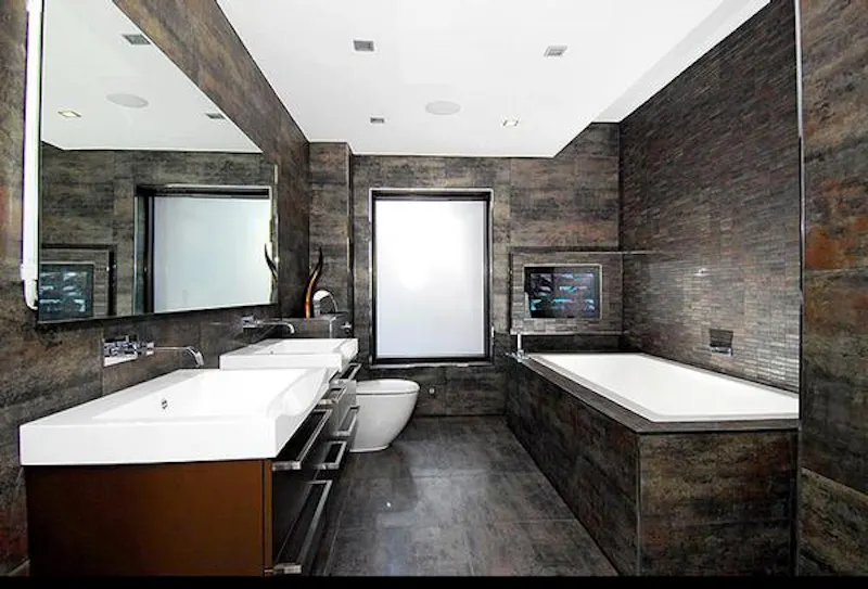 Bathroom at High tech Northampton home, D2221 (photo 40)