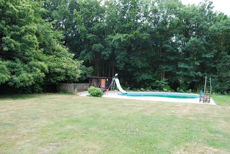 Swimming pool - outdoor at Castle turret house in Hailsham, Q110 (photo 84)