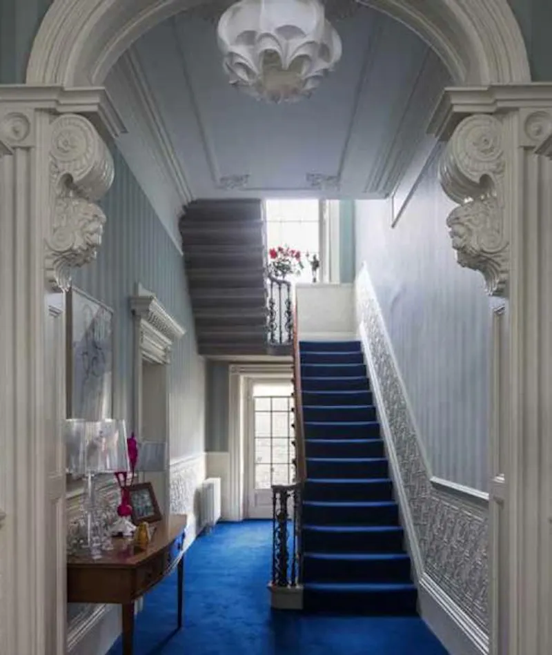 Staircase at Georgian Huddersfield house, A1386 (photo 16)