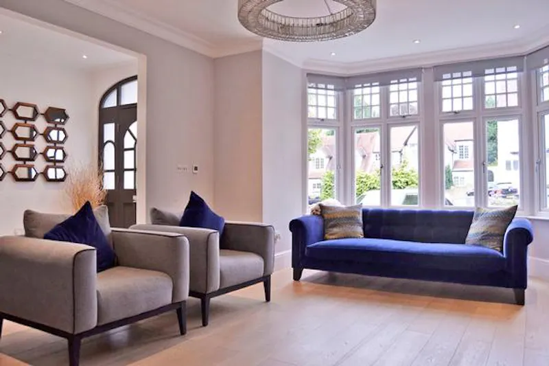 Drawing room at Finchley family house, D2228 (photo 5)
