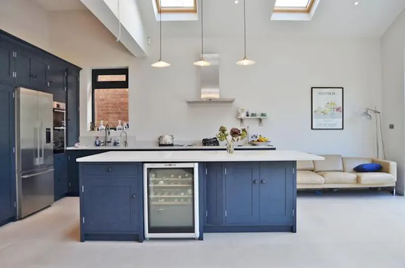 Kitchen at Kensal Rise broken-plan house, D2230 (photo 17)