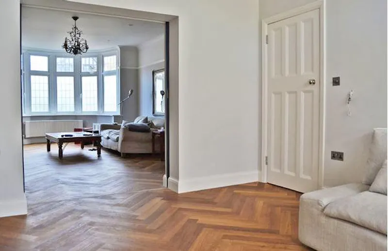 Through drawing room at Kensal Rise broken-plan house, D2230 (photo 25)