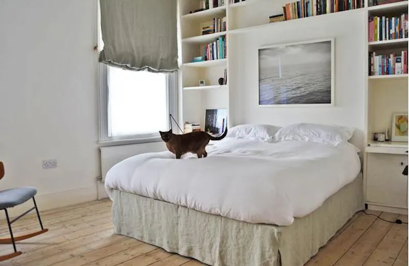 Bedroom at Terraced Stoke Newington house, B1702 (photo 15)