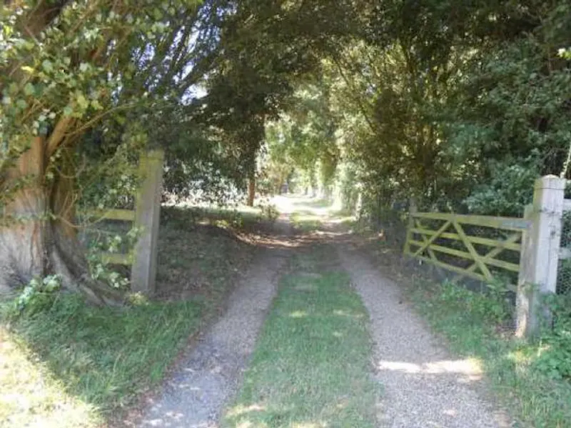 Gate at Film location C862 in Suffolk (photo 23)