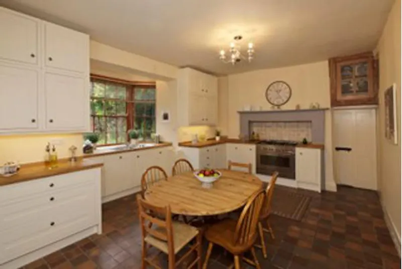 Kitchen at Unmodernised Totteridge manor, A904 (photo 3)